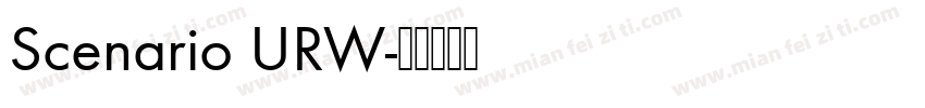 Scenario URW字体转换